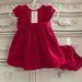 Ralph Lauren Dresses | 2pc Ralph Lauren Full Button Back Dress Girls 6 Months Pink Cord | Color: Pink | Size: 6mb