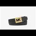 Michael Kors Accessories | 104. Michael Kors Men Logo Belt In Signature-Print Reversible | Color: Gold | Size: Os