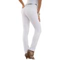 Plus Size Women's Invisible Stretch® Contour Skinny Jean by Denim 24/7 in White Denim (Size 36 W)