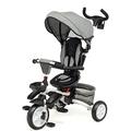 Maxmass 6-in-1 Baby Trike, Folding Kids Tricycle with 360 Degree Swivel Seat, Removable Canopy, Rear Brake, Safety Belts and Parent Handle, Double Brake Toddler Stroller for 12-50 Months (Gray)