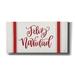 Epic Graffiti Feliz Navidad by Imperfect Dust - Wrapped Canvas Textual Art Canvas, Solid Wood in Red | 12 H x 24 W in | Wayfair EPIC-CAN-9299-2412