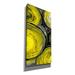 Epic Graffiti 'Rush Hour Taxi I' By Erin Ashley, Canvas Wall Art, 12"X24" Canvas, Solid Wood in Yellow | 24 H x 12 W x 0.75 D in | Wayfair