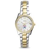 Women's Fossil Pennsylvania Quakers Scarlette Mini Two-Tone Stainless Steel Watch