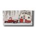 The Holiday Aisle® Christmas Camper w/ Bike by Lori Deiter - Wrapped Canvas Photograph Canvas, Solid Wood in White | 12 H x 24 W x 0.75 D in | Wayfair