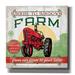 August Grove® Tractor by Mollie B - Wrapped Canvas Textual Art Canvas in Red | 26 H x 26 W x 1.25 D in | Wayfair A11807D9643949A091400F79826D1B27