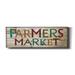 August Grove® Farmer's Market Colorful by Cindy Jacobs - Wrapped Canvas Textual Art Canvas | 20 H x 60 W x 1.5 D in | Wayfair