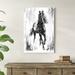 Loon Peak® Rustic Stallion I by Ethan Harper - Wrapped Canvas Painting Canvas in White | 36 H x 24 W x 1.25 D in | Wayfair