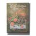 Rosalind Wheeler Spring Geraniums by Pam Britton - Wrapped Canvas Textual Art Print Canvas in Green | 16 H x 12 W x 0.75 D in | Wayfair