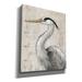 Rosecliff Heights 'Grey Heron II' By Tim O'toole, Canvas Wall Art, 40"X54" Canvas, Solid Wood in Black/Gray | 24 H x 20 W x 0.75 D in | Wayfair