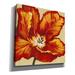 Red Barrel Studio® 'Parrot Tulip I' By Tim O'toole, Canvas Wall Art, 18"X18" Canvas, Solid Wood in Red/Yellow | 18 H x 18 W x 0.75 D in | Wayfair