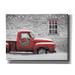 The Holiday Aisle® Snowy Christmas Truck by Lori Deiter - Wrapped Canvas Photograph Metal in Brown | 40 H x 54 W x 1.5 D in | Wayfair