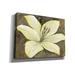 Red Barrel Studio® 'Neutral Lily I' By Tim O'toole, Canvas Wall Art, 54"X40" Metal in Brown | 40 H x 54 W x 1.5 D in | Wayfair