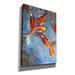 Bayou Breeze 'Graceful Koi II' By Tim O'toole, Canvas Wall Art, 26"X40" Canvas, Solid Wood in Blue/Orange | 26 H x 18 W x 0.75 D in | Wayfair