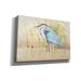 Rosecliff Heights 'Heron & Reeds II' By Tim O'toole, Canvas Wall Art, 26"X18" Canvas, Solid Wood in Blue/Green | 18 H x 26 W x 0.75 D in | Wayfair