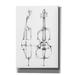 Red Barrel Studio® "Cello Sketch" By Ethan Harper, Canvas Wall Art Canvas, Solid Wood in Gray/White | 26 H x 18 W x 0.75 D in | Wayfair