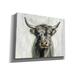 Foundry Select Highland Cow Horizontal by Silvia Vassileva - Wrapped Canvas Painting Metal in Brown | 40 H x 54 W x 1.5 D in | Wayfair