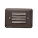 Arlmont & Co. Chihoko Low Voltage Hardwired Step Light Plastic in Brown | 3.5 H x 5 W x 2.5 D in | Wayfair D6F1732095C64D31BC0C51E54AF23BB9