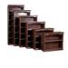 Loon Peak® Kimble 84" H x 36" W Solid Wood Standard Bookcase Wood in Brown | 84 H x 36 W x 13 D in | Wayfair 28F24E746A9049D79EB6C91A5171EC00