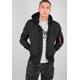 Alpha Industries Jacke "MA-1 TT Hood" Herren black/black, Gr. 3XL, Nylon