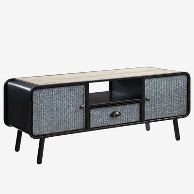 Entertainment Stand with 2 Doors & 1 Drawer by 4D Concepts in Washed Fir