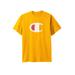 Men's Big & Tall Large Logo Tee by Champion® in Gold (Size 3XLT)