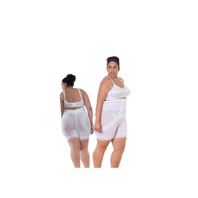 Plus Size Women's High Waist Thigh Shaper by Rago in White (Size 14X)