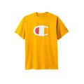 Men's Big & Tall Large Logo Tee by Champion® in Gold (Size 5XL)