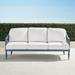 Avery Sofa with Cushions in Moonlight Blue Finish - Alejandra Floral Aruba - Frontgate