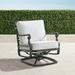 Carlisle Swivel Lounge Chair with Cushions in Slate Finish - Coffee - Frontgate