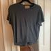 Athleta Tops | Athleta Dark Grey T Shirt | Color: Gray | Size: Xs