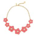 Kate Spade Jewelry | Kate Spade | Pink Enamel Garden Necklace #310 | Color: Pink | Size: Os