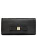 Kate Spade Bags | Kate Spade Black Leather Slim Bifold Wallet With Bow Detail | Color: Black/Gold | Size: Os
