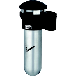 Rubbermaid Wandascher Infintiy schwarz/silber Image
