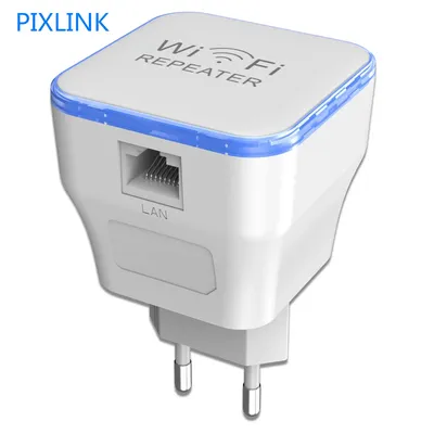 PIXLINK amplificateur Amplificateur d'extension WiFi 300Mbps Répéteur WiFi Amplificateur WiFi Signal