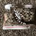 Coach Shoes | Coach High Top Sneakers | Color: Brown/Tan | Size: 10