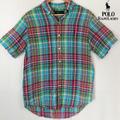 Ralph Lauren Shirts | Mens Plaid Ralph Lauren Button Down Shirt Medium | Color: Green/Red | Size: M