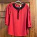 Disney Tops | Disney Snow White - By Lauren Conrad Collection. Size Large Blouse | Color: Pink/Red | Size: L