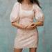 Urban Outfitters Dresses | Laura Ashley Uo Exclusive Mel Puff Sleeve Dress | Color: Cream/Pink | Size: Xs