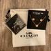 Coach Jewelry | Coach Necklace And Earring Set Nwt | Color: Gold/Pink | Size: Os