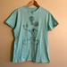 Disney Shirts | Disney Micky Mouse Print Short Sleeve Tee Shirt Top Green Mens Size M Crewneck | Color: Green | Size: M