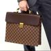 Louis Vuitton Bags | New Louis Vuitton Altona Business Leather Brown Damier Canvas Laptop Bag | Color: Brown/Tan | Size: Os