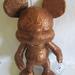 Disney Other | Disney Mickey Mouse Bronze Plush 10.5" Inches | Color: Brown | Size: 10.5" (H) X 9"(W) Inches