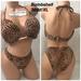 Victoria's Secret Swim | 38dd,Xl Bombshell Victoria Secret Bikini Set | Color: Black/Brown | Size: 38dd