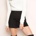 Brandy Melville Skirts | Brandy Melville John Galt Black Faux Suede A-Line Mini Skirt | Color: Black/Gray | Size: S