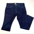 J. Crew Jeans | J Crew Men's Vintage Cotton Denim Dark Blue Jean Straight Rn 77388 A070122 | Color: Blue | Size: 35