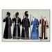 Buyenlarge Odd Fellows: Costumes for Conductor Painting Print in Black/Green | 24 H x 36 W x 1.5 D in | Wayfair 0-587-07114-1C2436