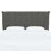 Birch Lane™ Halcyon Upholstered Panel Headboard Polyester in Black | 49 H x 64 W x 4 D in | Wayfair ABFF6D58052940D890A0F6198FA5FF53