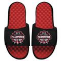 Men's ISlide Black/Red Georgia Bulldogs College Football Playoff 2021 National Champions Slide Sandals