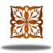 Dakota Fields Blossom Mandala Wall Décor Metal in Brown | 12 H x 12 W x 0.06 D in | Wayfair E80EC27AD0194C60A8B499CCABCACB36