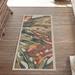 24 x 0.3 in Area Rug - Sand & Stable™ Tinesford Abstract Green/Red Indoor/Outdoor Area Rug Polypropylene | 24 W x 0.3 D in | Wayfair